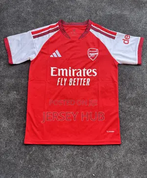 Arsenal 2026/2027 Home Jersey + Pl Winner Badge