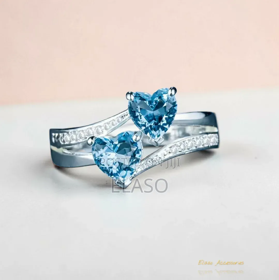 Luxury Zirconia Eternity Band Ring 2pcs/Set