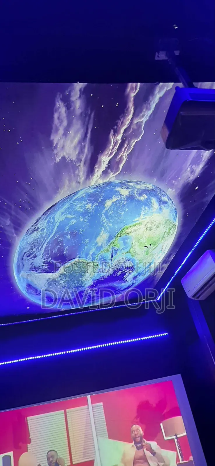3d Stretch Ceiling/Optic Star Light