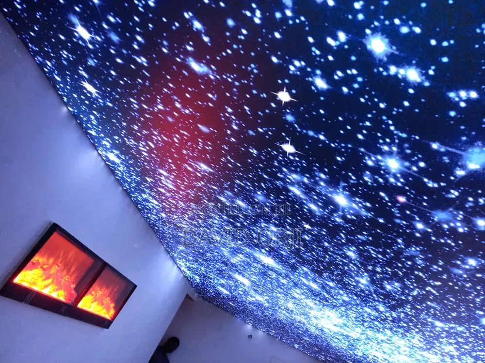 3d Stretch Ceiling/Optic Star Light