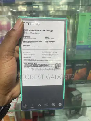 New Infinix Note 30 128 GB Black