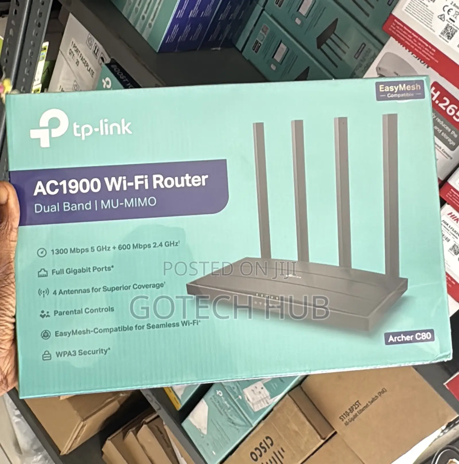 Tplink Ac1200 Mesh Wi-Fi Router Archer C80