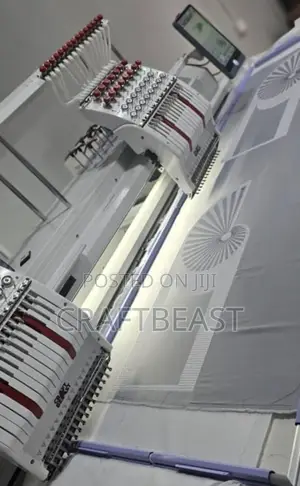 2-heads Embroidery Machine 500*800mm (19.6by31.4inches)