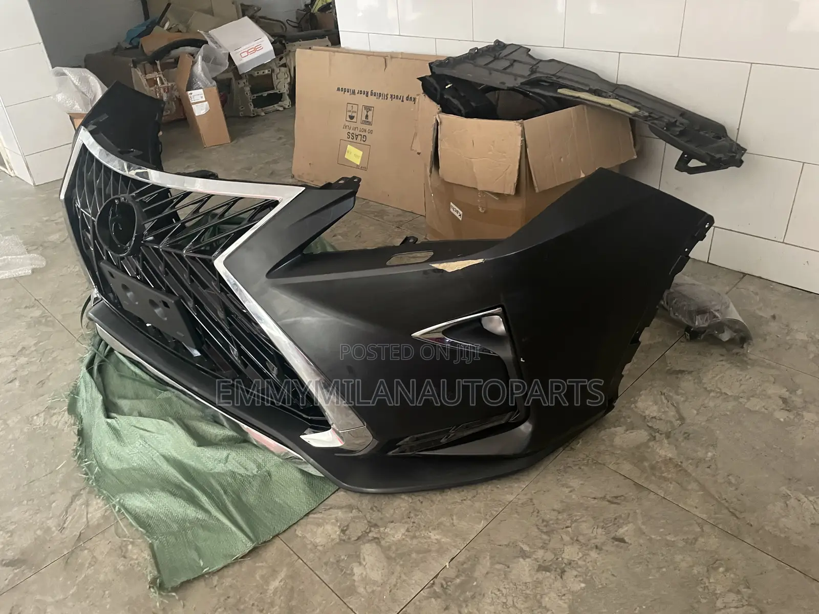 Complete Front Bumper Rx350 2018 Model