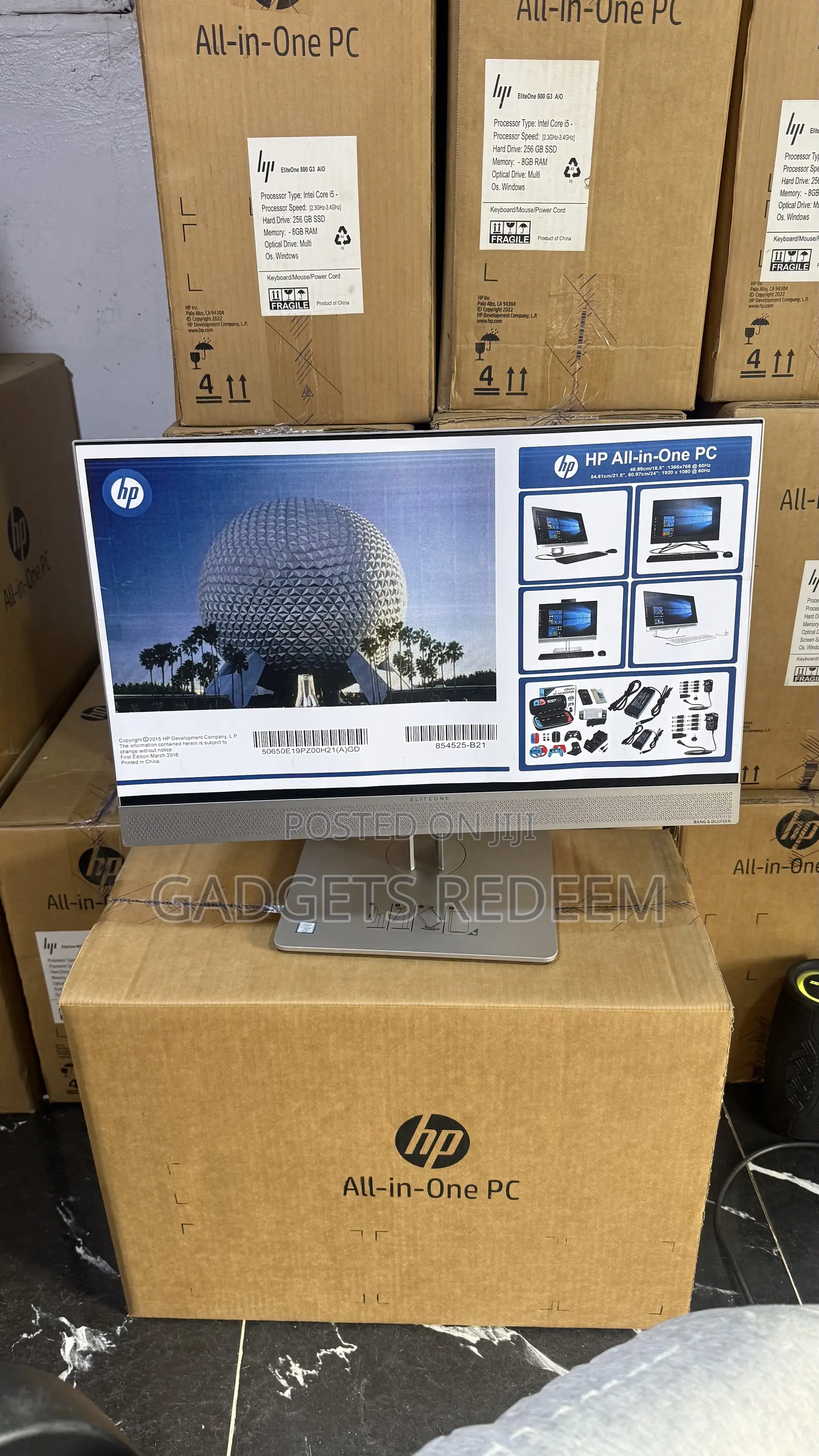 New Desktop Computer HP EliteOne 800 8GB Intel Core i5 SSD 512GB