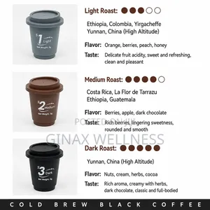 3-in-1 Premium Black Coffee Capsules for Energy and Focus (36capsules)