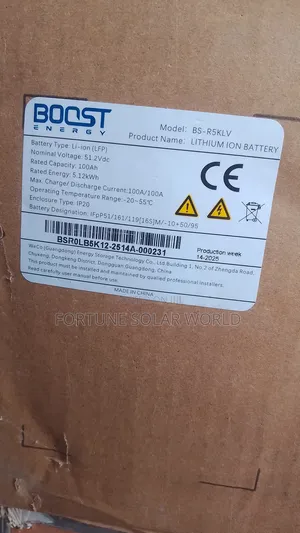 5.12kwh 48v Boost Solar Lithium Ion Battery