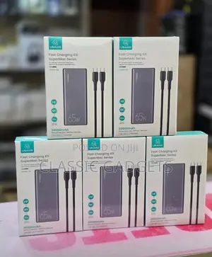 Usams 30,000 Mah 65w Power Bank for Laptops and Mobile Phones