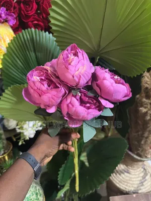 Artificial Decorative Pink Rose Flower
