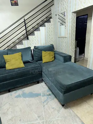 L Shaped Chair Set and Table