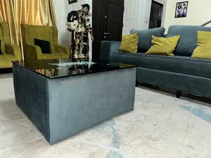 L Shaped Chair Set and Table