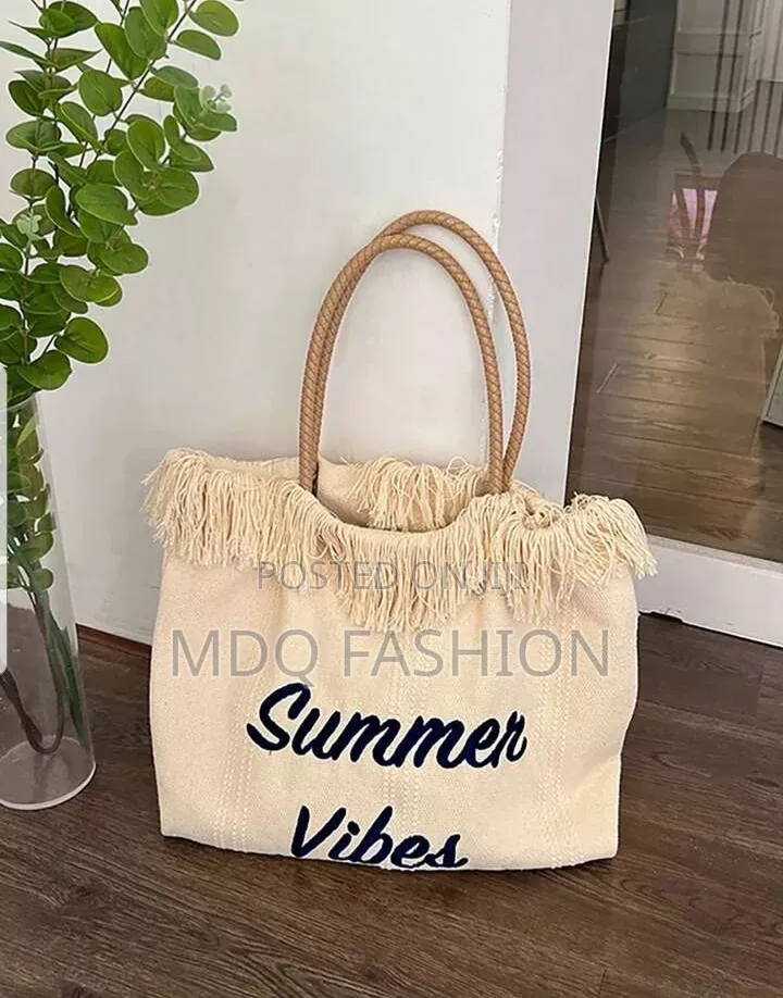 Premium Summer Woven Tote Bag