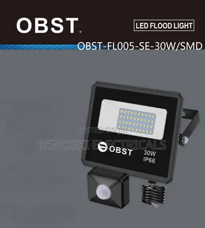 30w Electric Floodlight With Sensor- Night to Morning Security Light