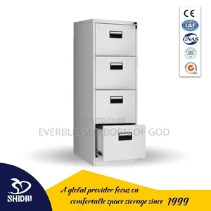 A 4- Drawer Vertical Filling Cabinet
