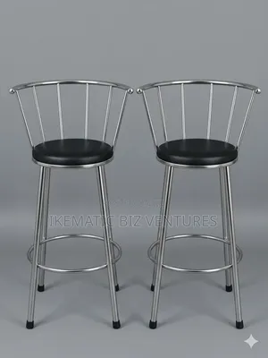 Stainless High Bar Stool