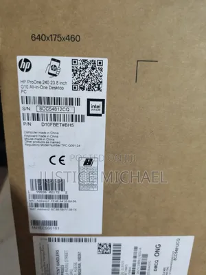 New HP ProOne 240 G10 All-in-One 8GB Intel Core Ultra 5 SSD 512GB
