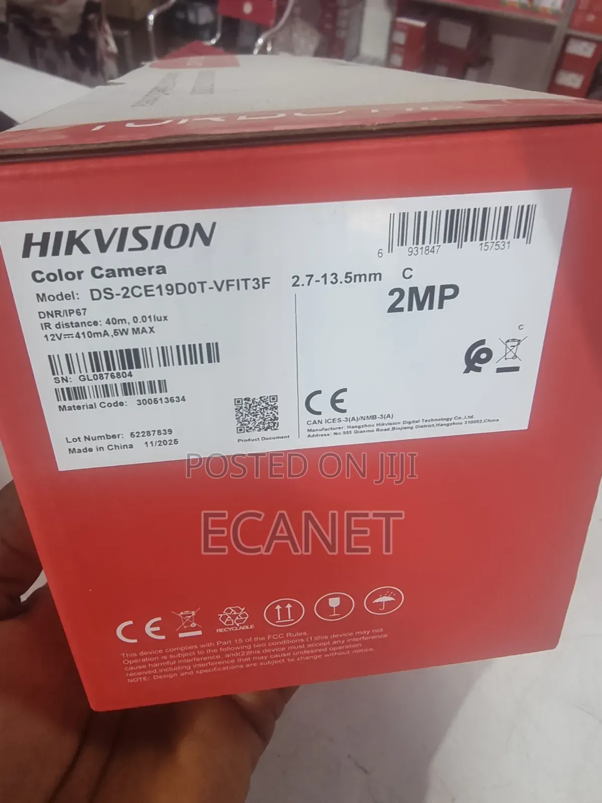 Hikvision 2mp Bullet Varifocal Lens