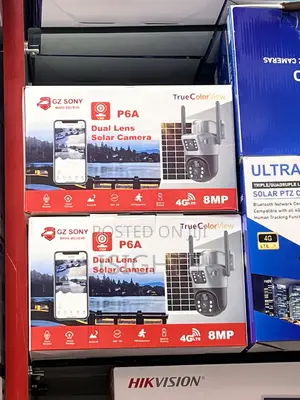 V380 Dual Lens Solar 4g Camera