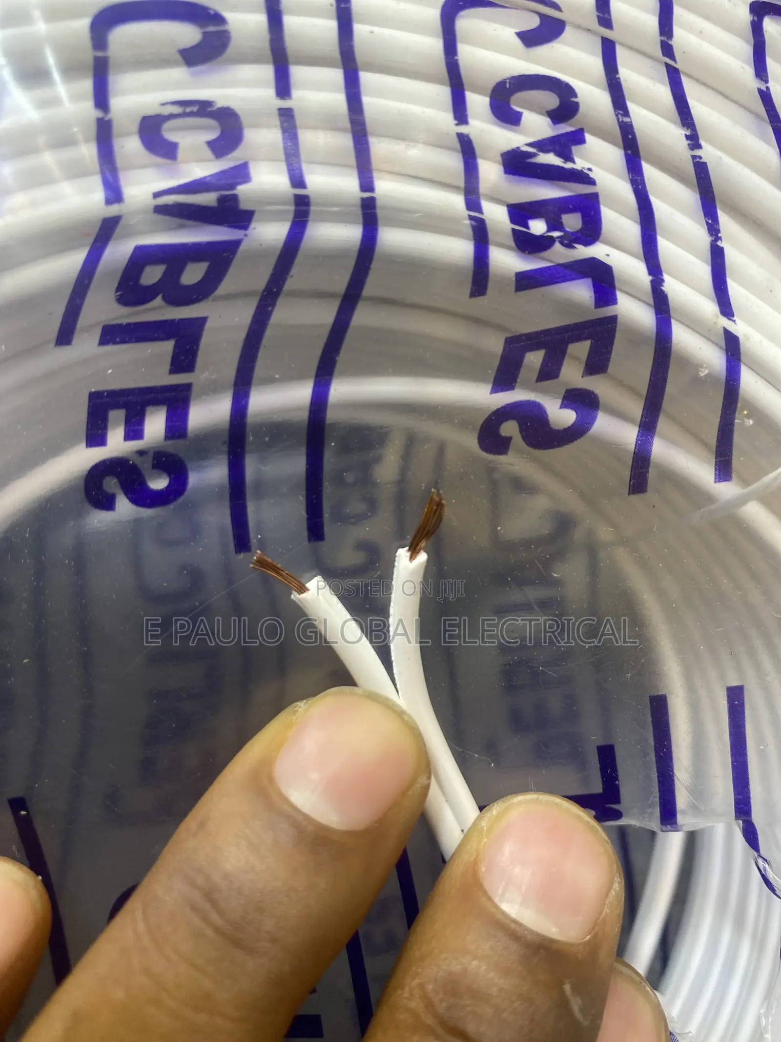 1mm 2core Flex Cable Nigeria by 100meters
