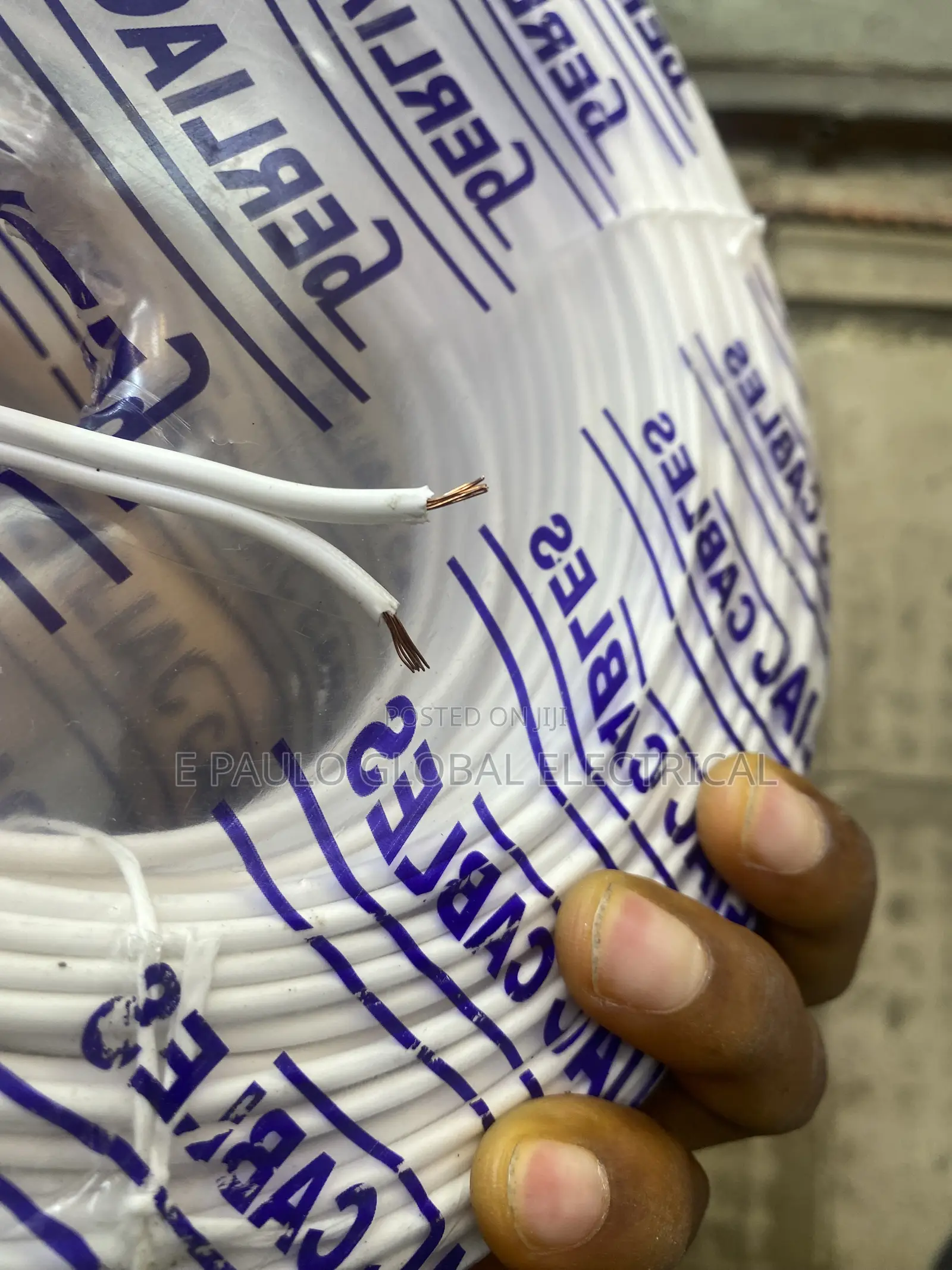 1mm 2core Flex Cable Nigeria by 100meters