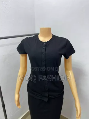 Elegant Top Skirt Two-Piece Matching Set