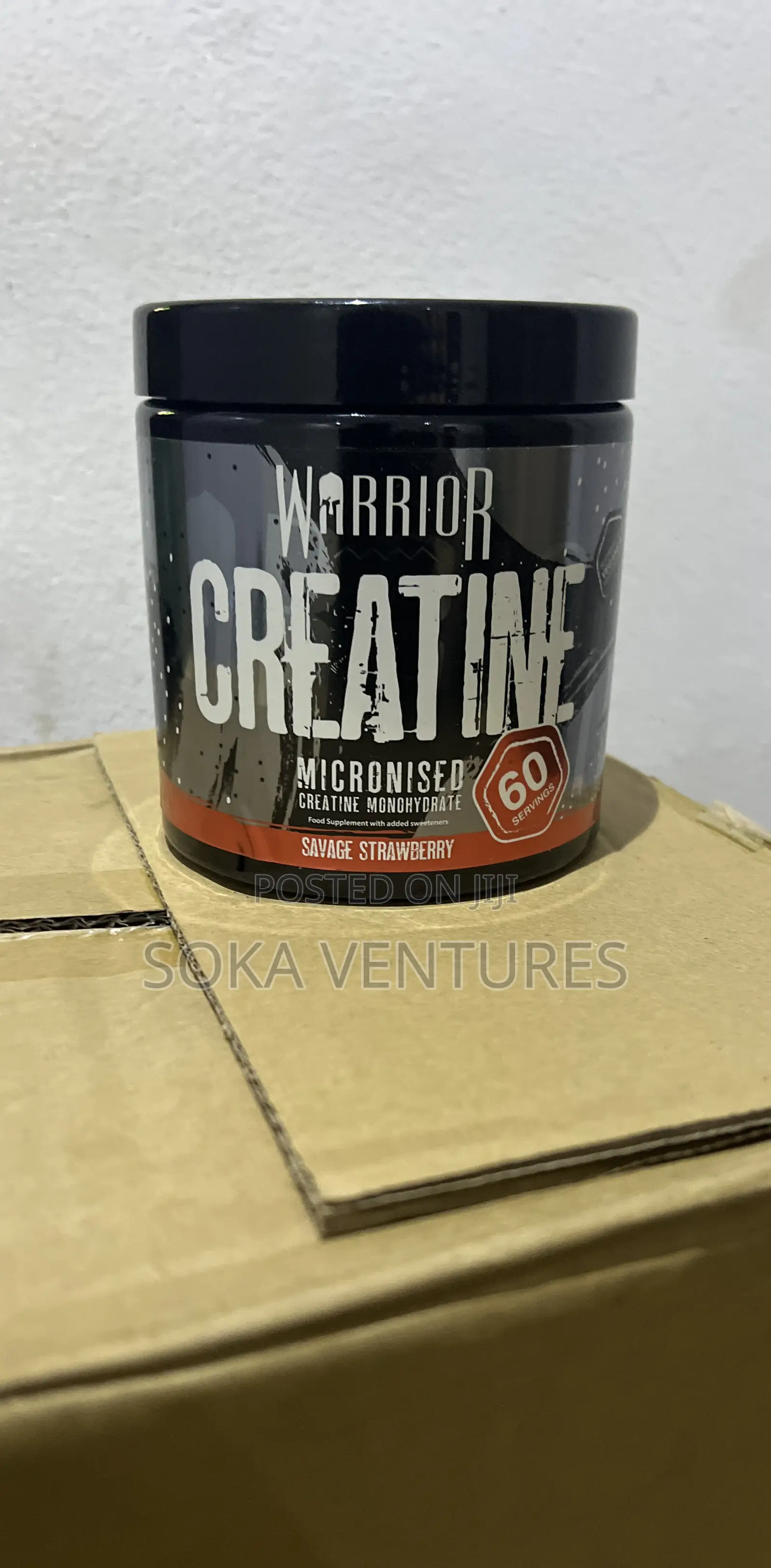 Warrior Creatine Monohydrate (60 Servings) Strawberry