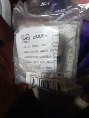 Mk 2 Gang Switched 500w Dimmer Switch