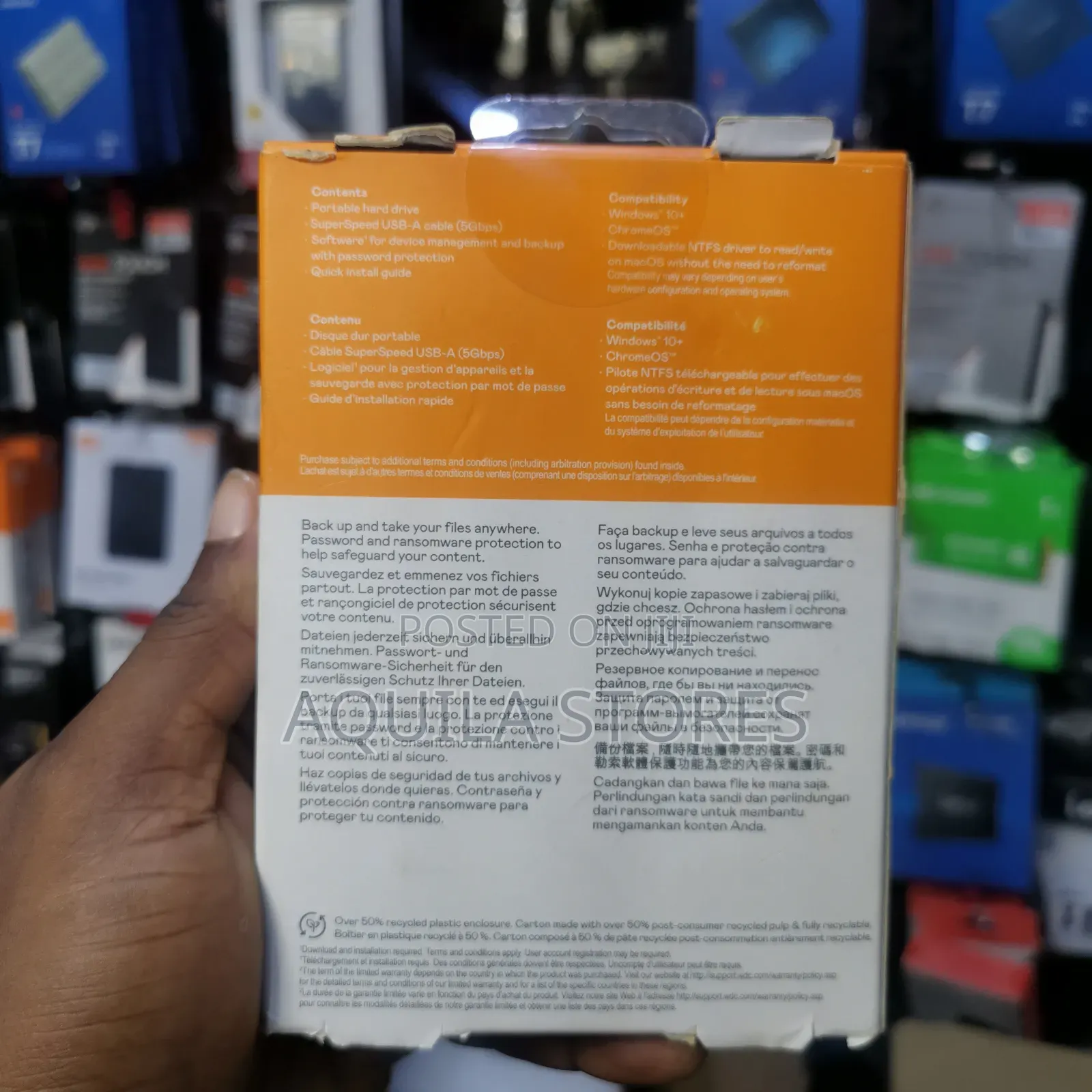 Wd 2tb My Passport Portable HDD