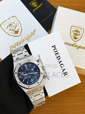 Poedagar Chain Strap Working Chronograph Water Resistance Wristwat