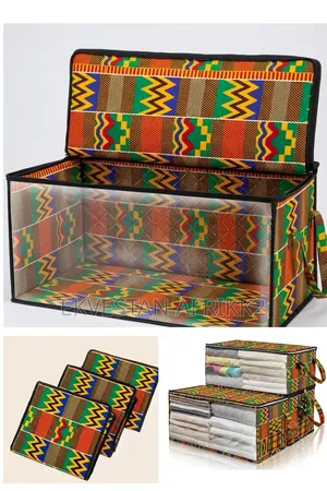 Large Capacity Kente Clothes Storage Bags