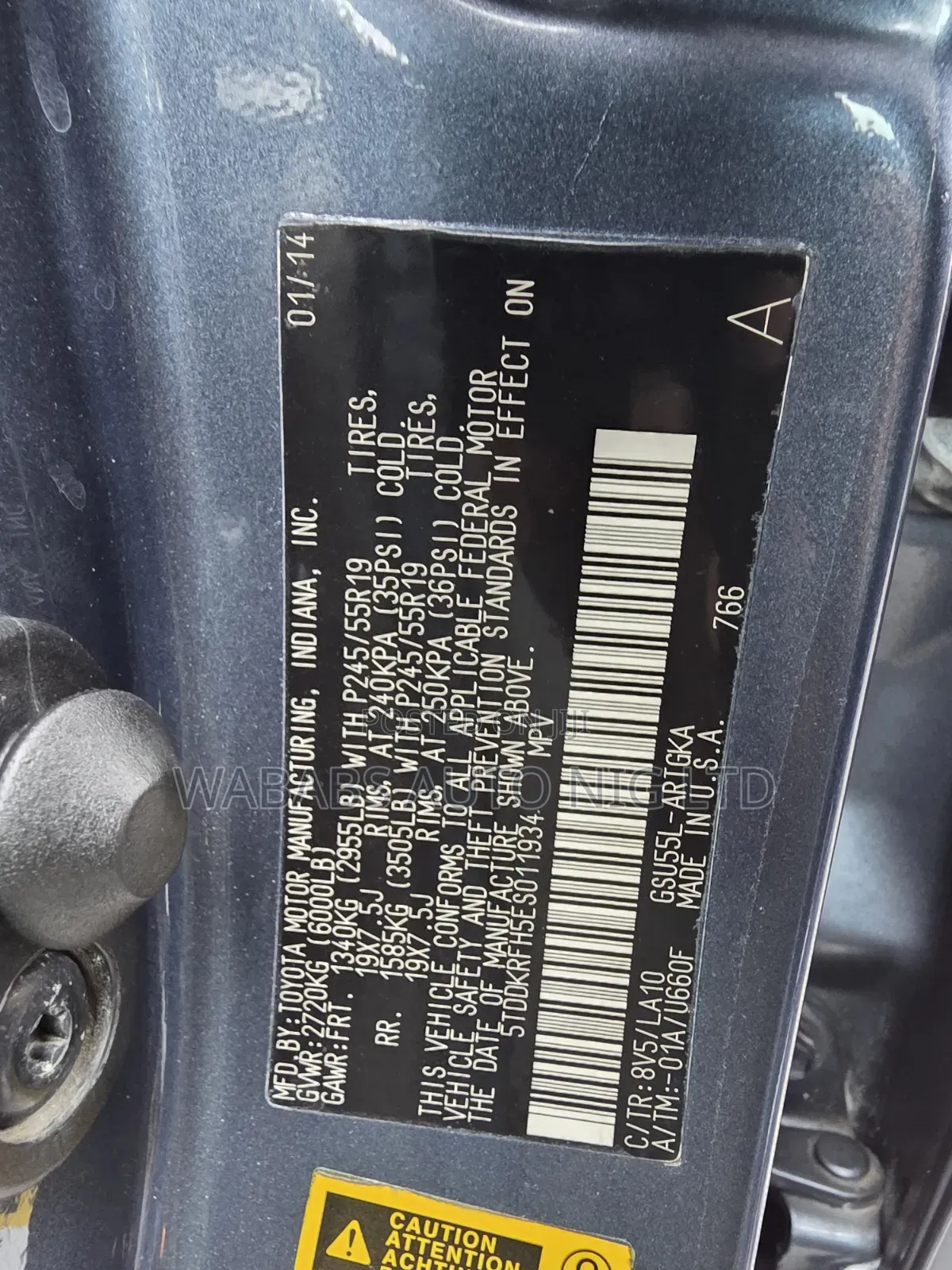 Toyota Highlander 2015 Blue