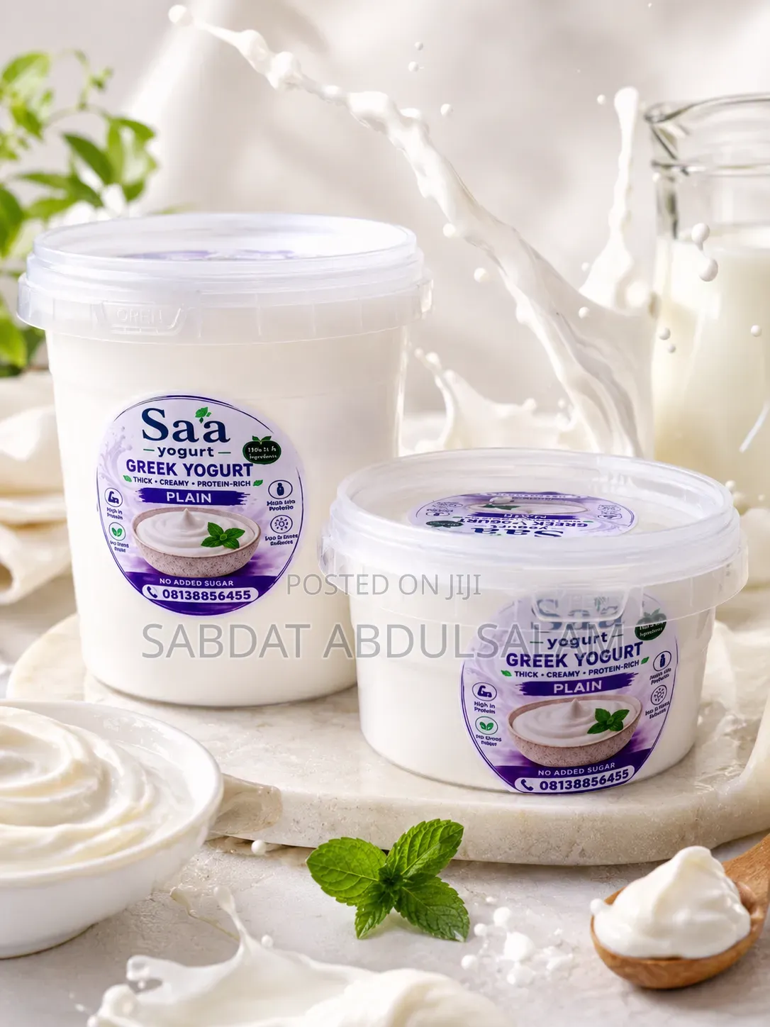 Sa'a Greek Yogurt