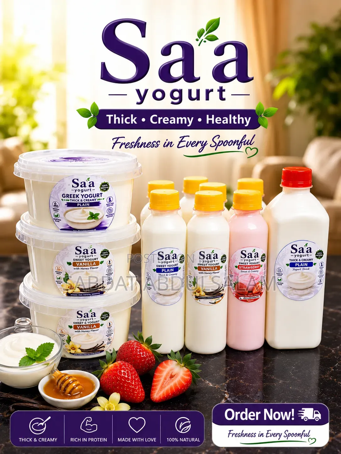 Sa'a Greek Yogurt