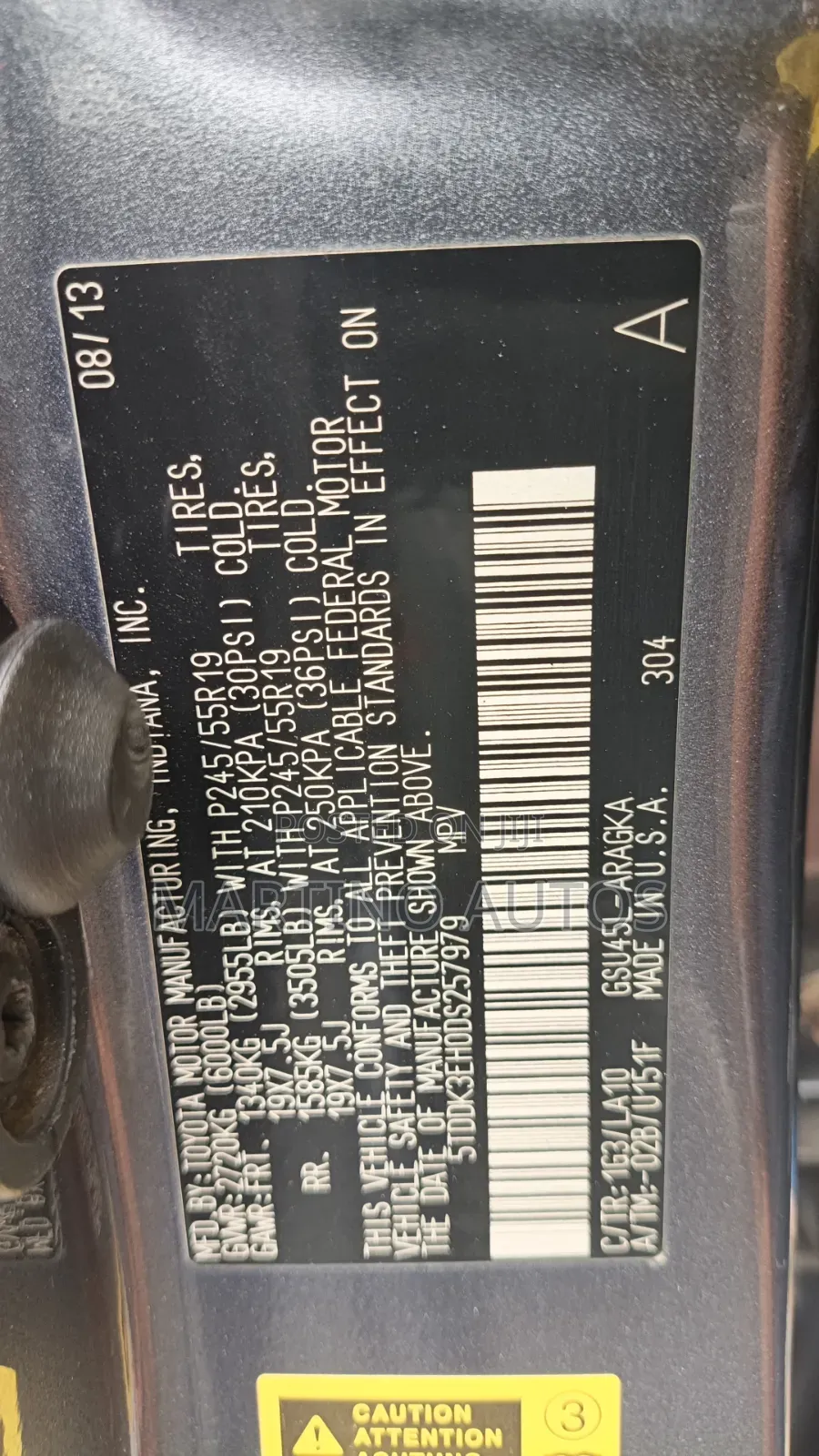 Toyota Highlander 2013 Gray