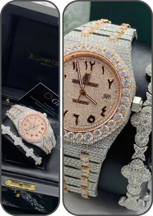 Audemars Piguet Inspired Bling Watch in Arabic Dial - Iced Out