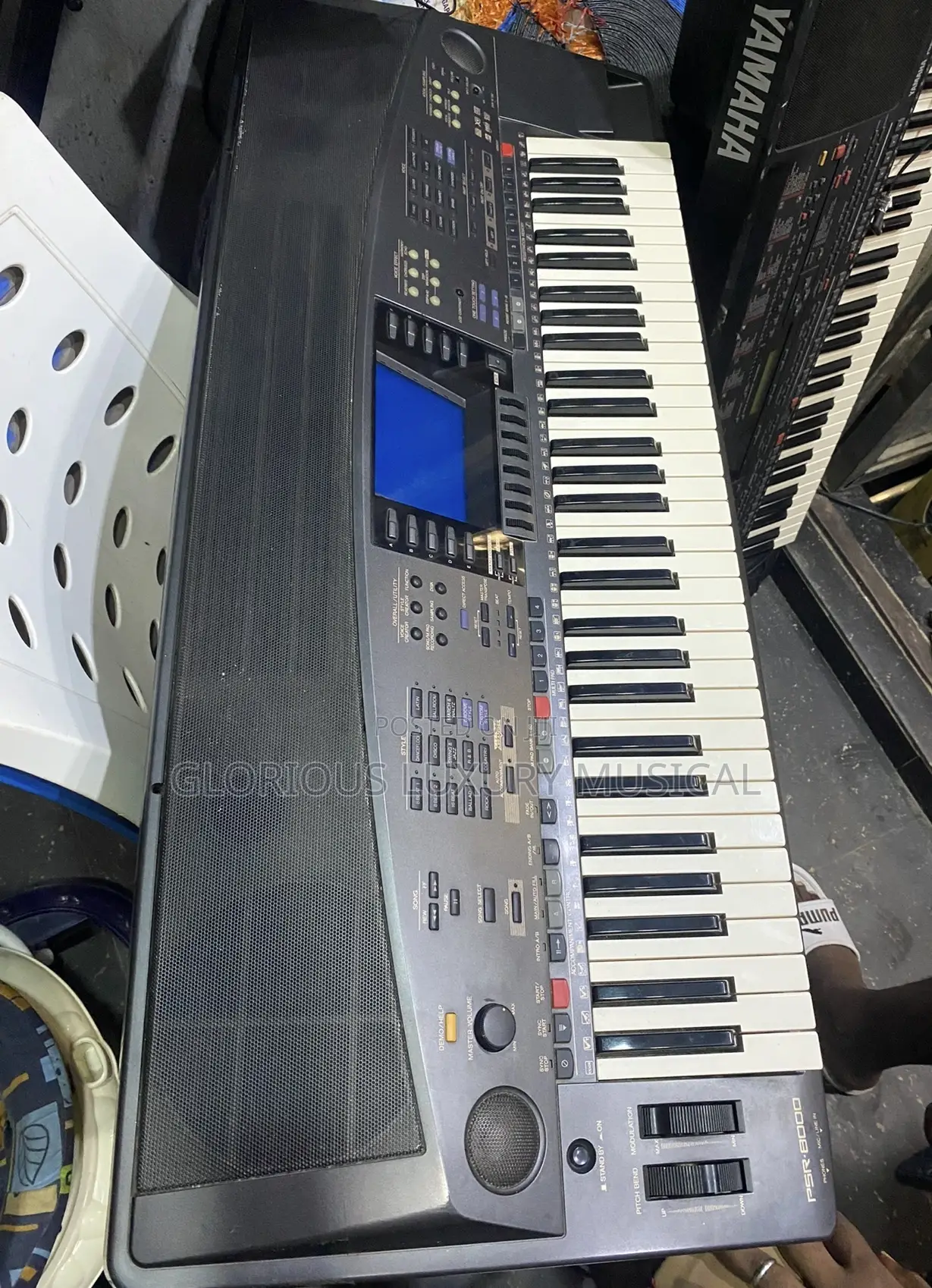 Direct Uk Used Keyboard Yamaha Psr8000