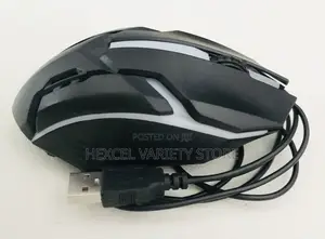 Black Wired Mouse