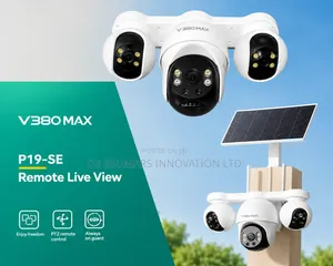 V380max Triple Lens Solar PTZ Camera
