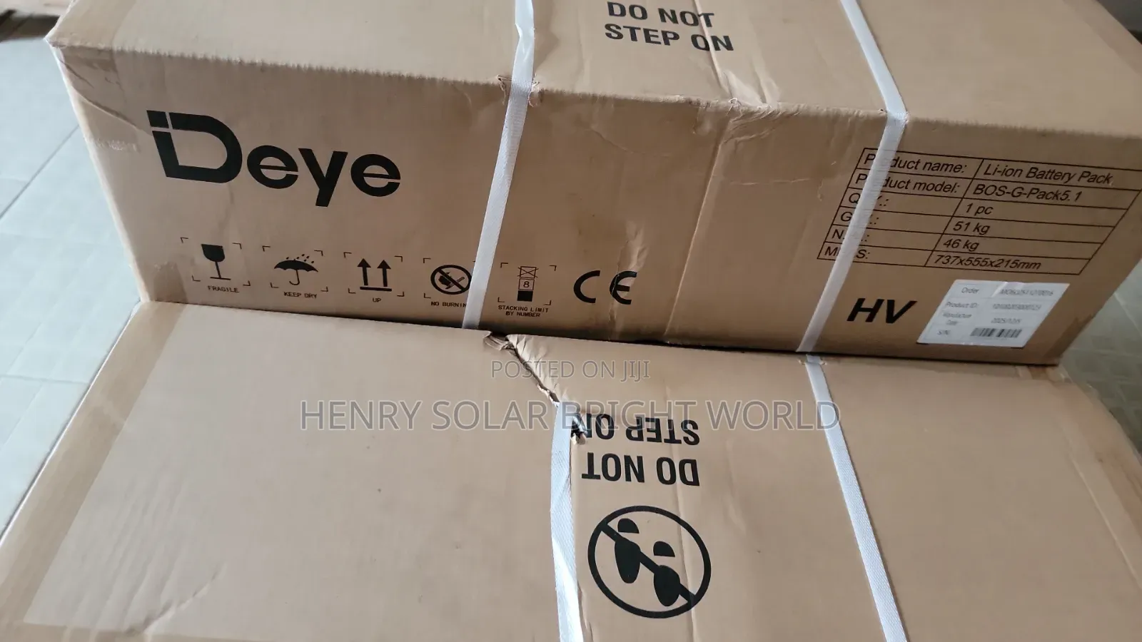 Deye 5kwh 51.2v Stackable