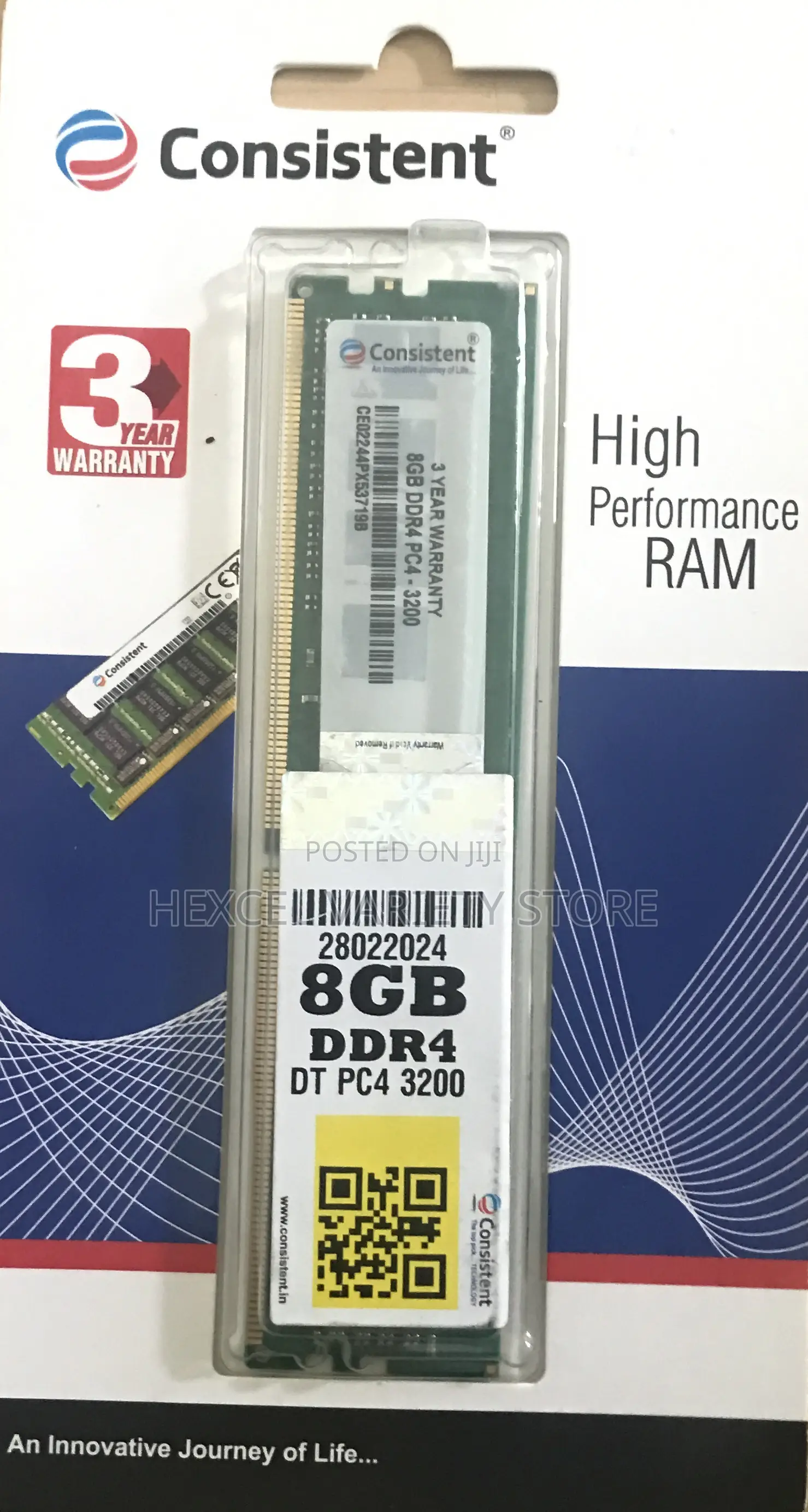 Original Consistent Ram - 8gb Ddr4 - Dt Pc4 3200