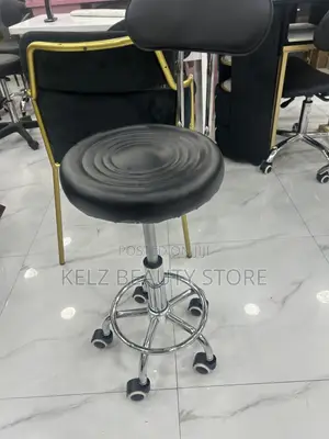 Pedicure Stool With Back Rest