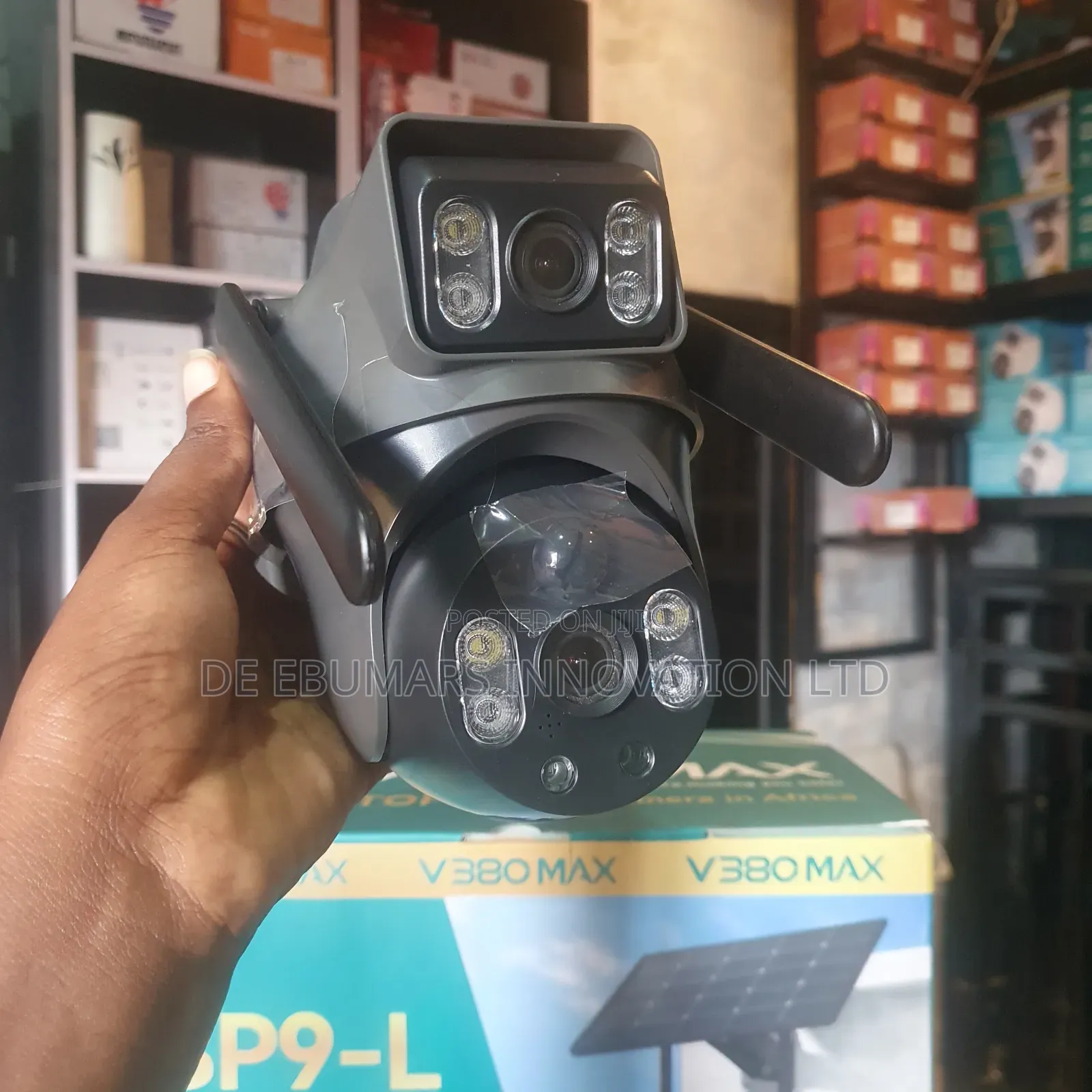 4g Dual Lens Solar PTZ Camera V380max