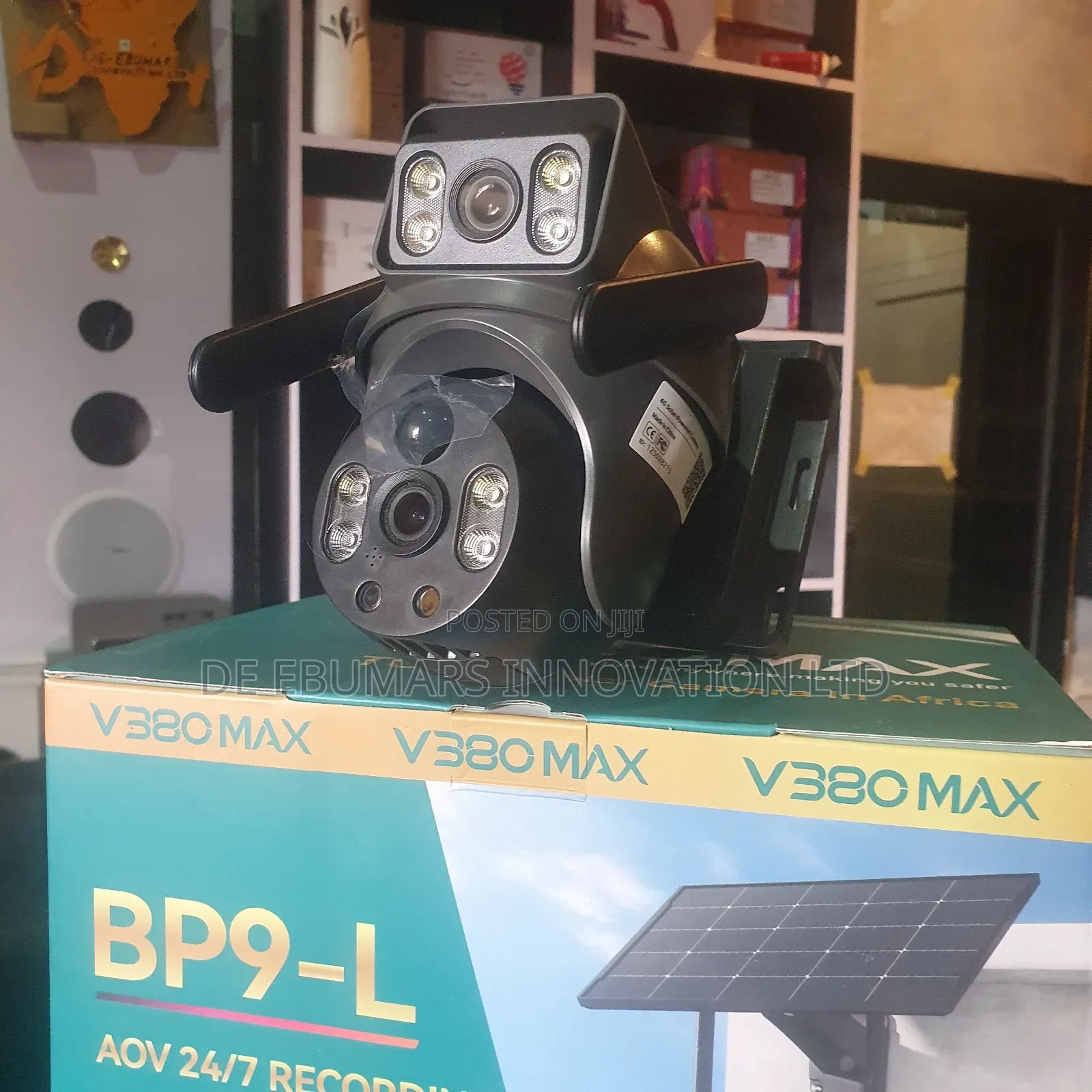 4g Dual Lens Solar PTZ Camera V380max