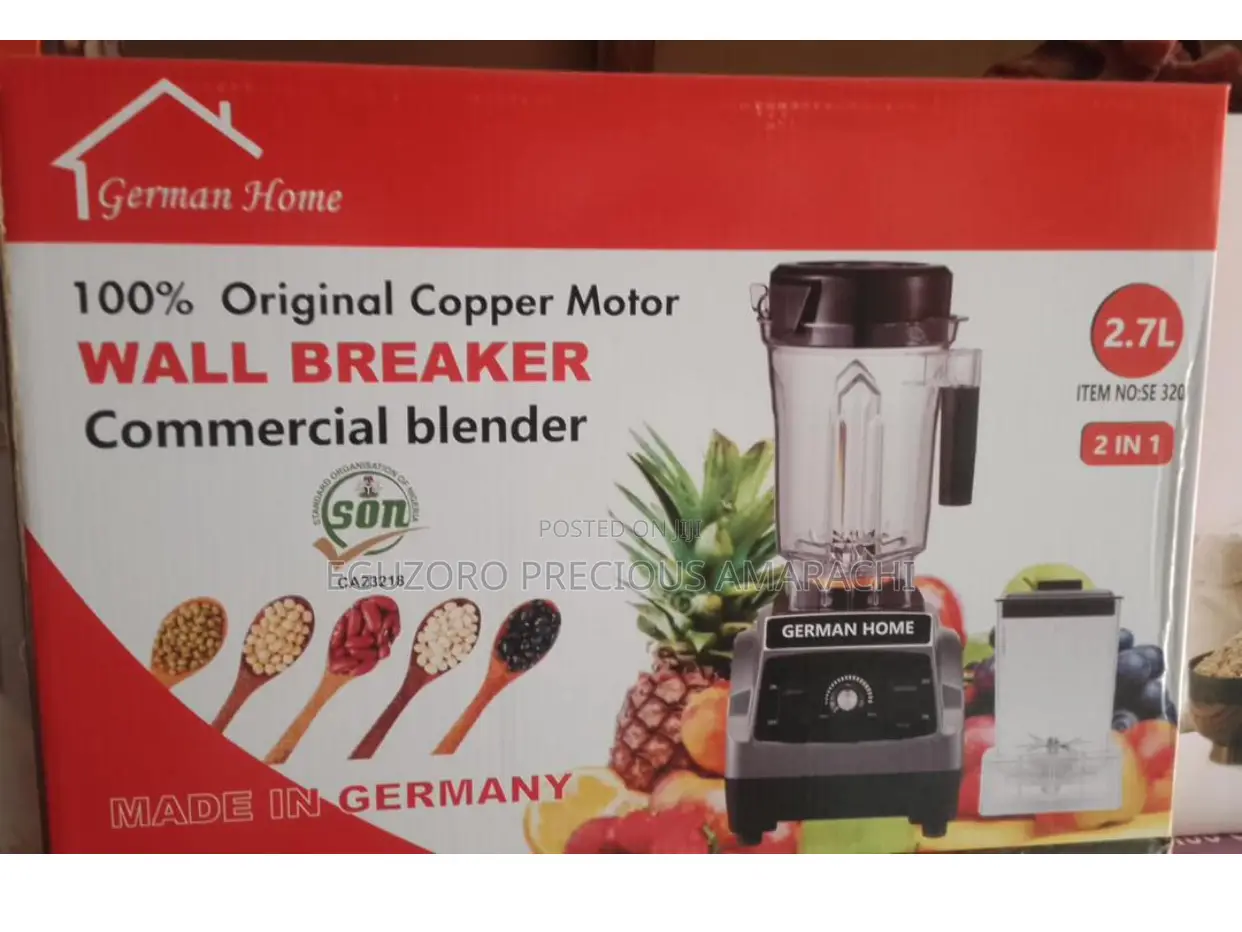 2.7l German Home Double Cup Blener-3000w