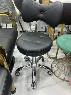 Pedicure Stool With Backrest (Butterfly Back)