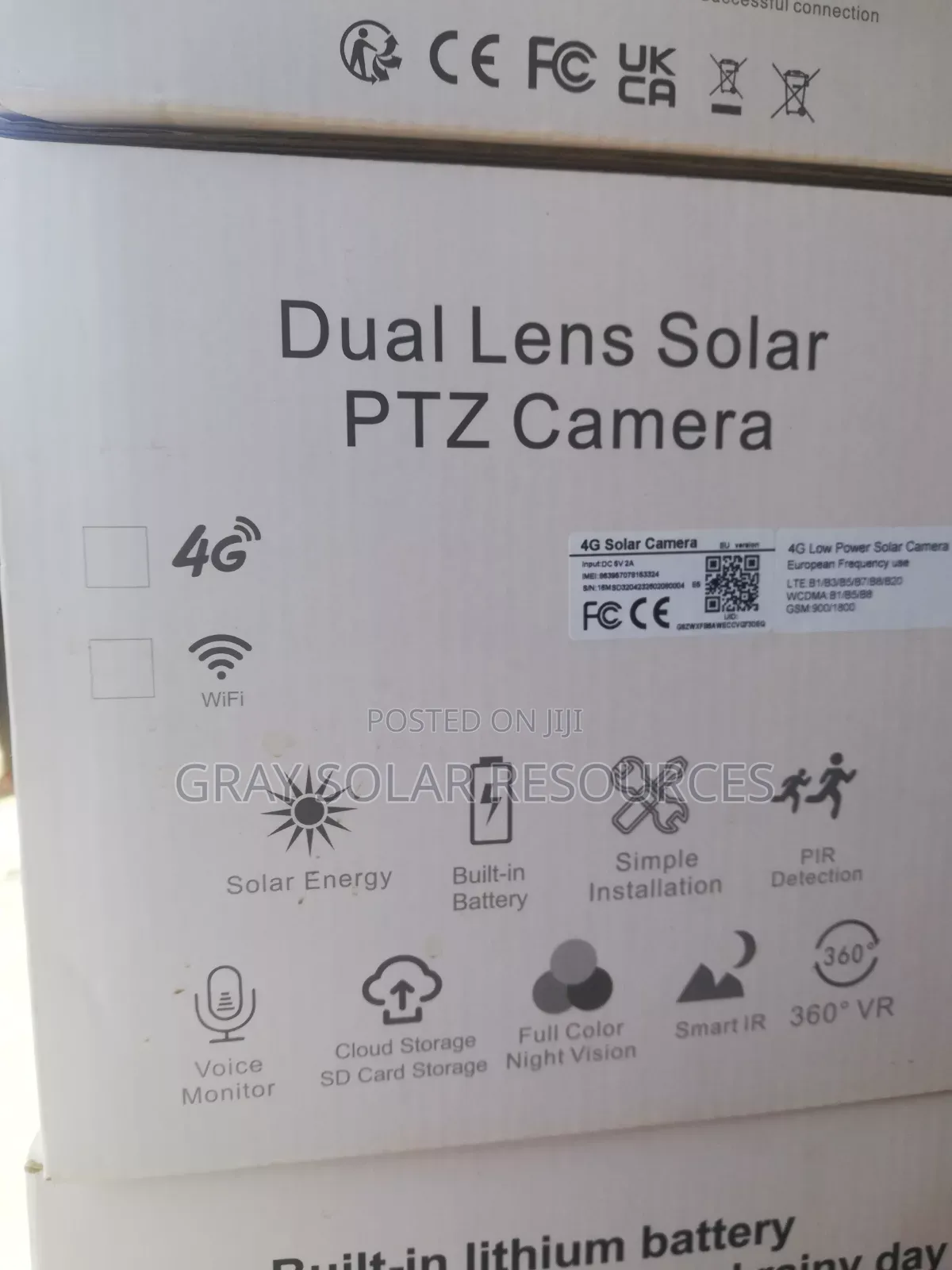 Dual Lens Solar Camera