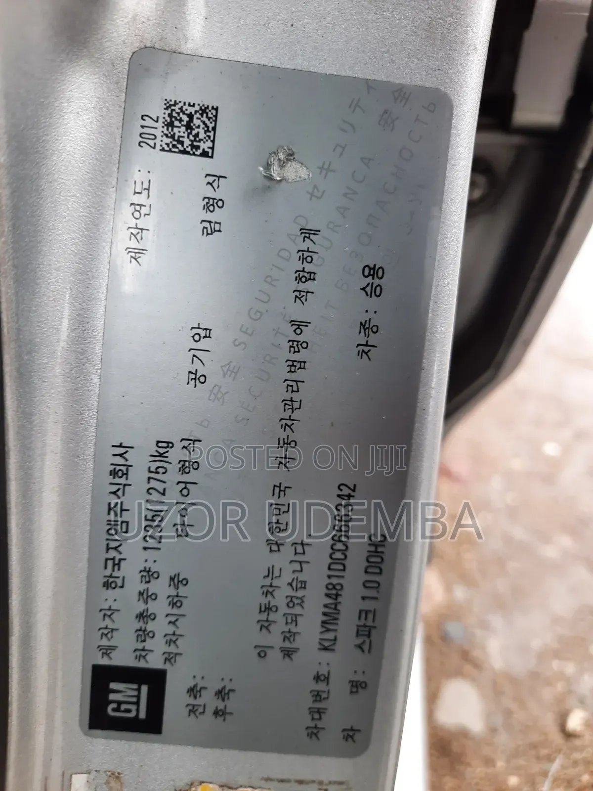 Chevrolet Spark 2012 Silver
