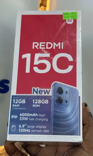 New Xiaomi Redmi 15C 4G 128 GB Black