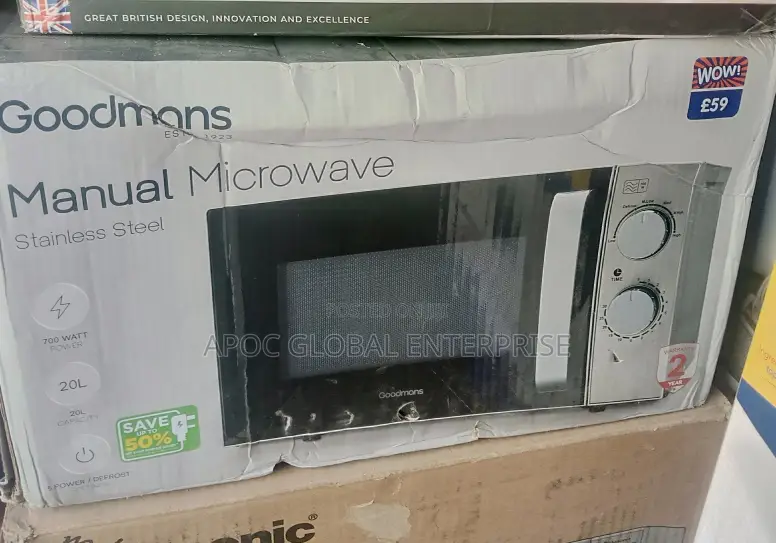 Goodmans Microwave Stainless Steel