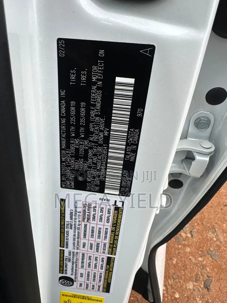 Lexus RX 350 2025 White